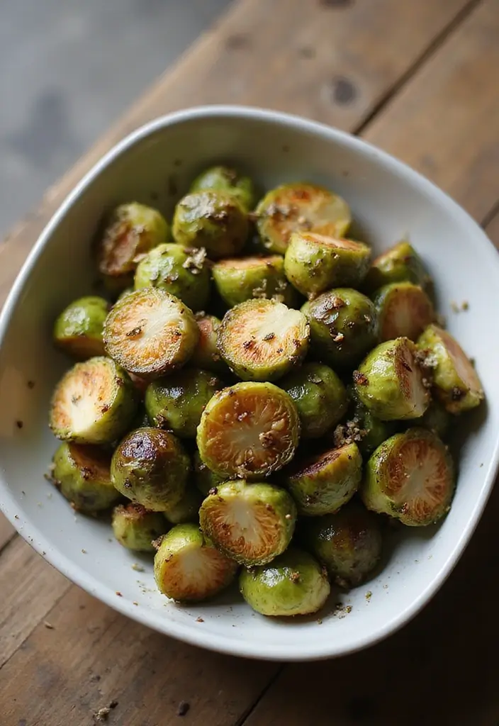 27 Air Fryer Family Meal Recipes You’ll Want Again and Again - 11. Air Fryer Brussels Sprouts