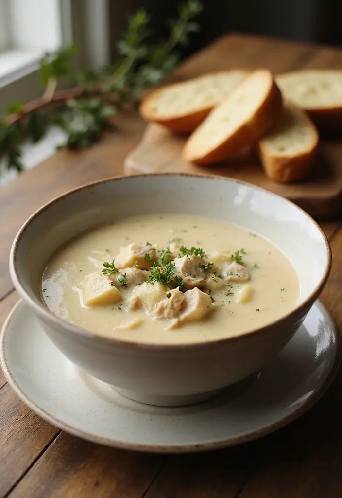 27 Chicken Meal Recipes for Big Family Gatherings - 12. Creamy Chicken Soup