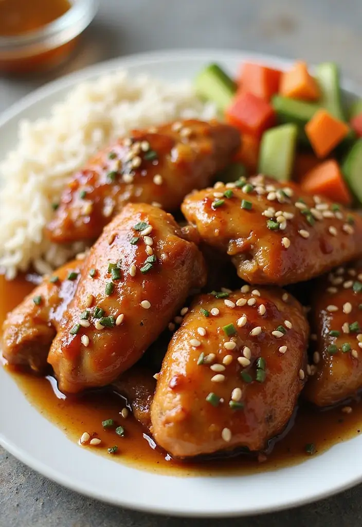 27 Chicken Meal Recipes for Big Family Gatherings - 19. Honey Garlic Chicken