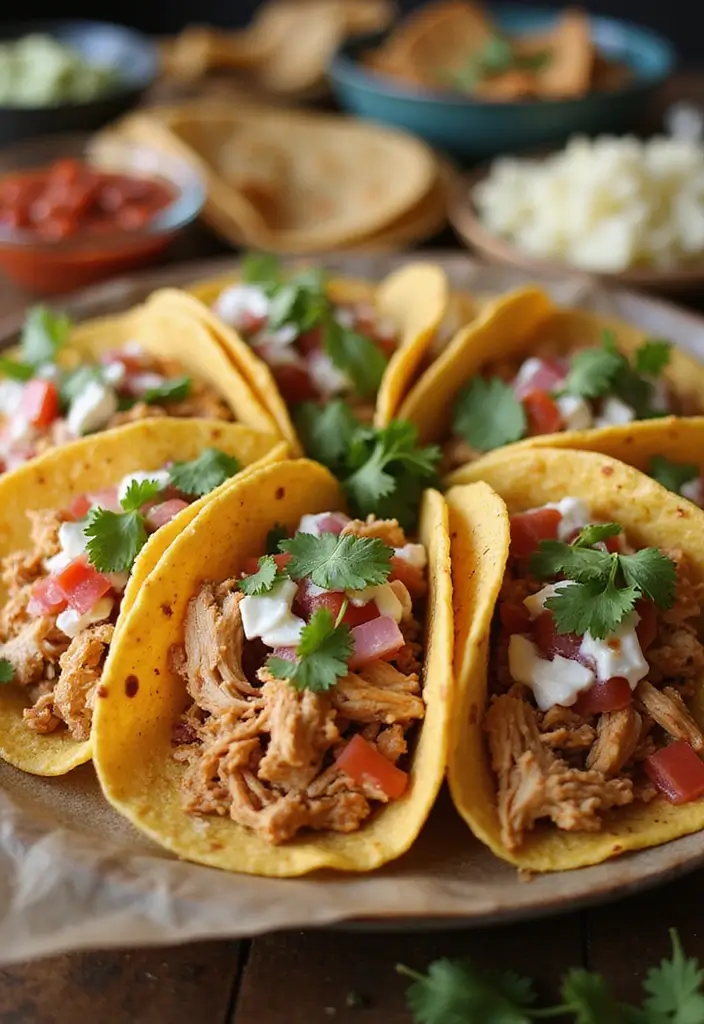 27 Chicken Meal Recipes for Big Family Gatherings - 25. Chicken Tacos