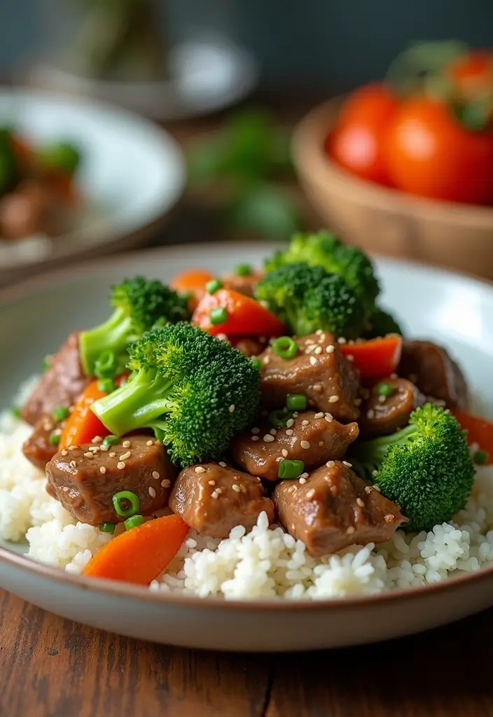 27 Cozy Family Meal Ideas to Create Warm Gatherings 12. Beef and Broccoli Stir Fry