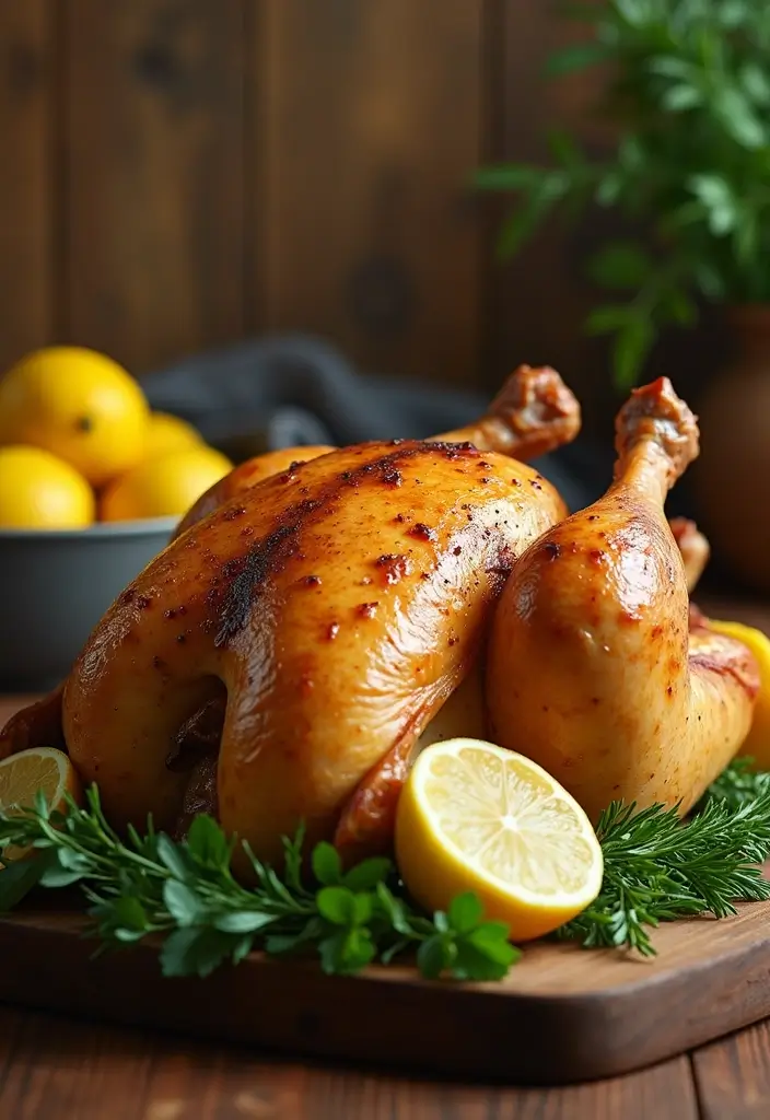 27 Cozy Family Meal Ideas to Create Warm Gatherings 13. Lemon Herb Roasted Chicken