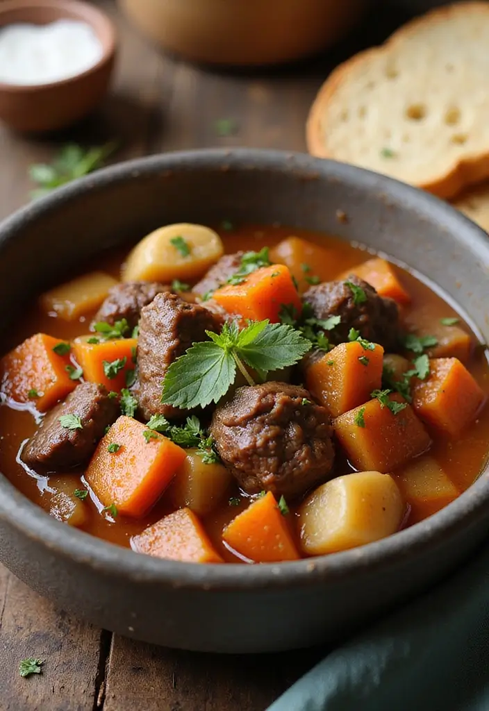 27 Cozy Family Meal Ideas to Create Warm Gatherings 3. Hearty Beef Stew