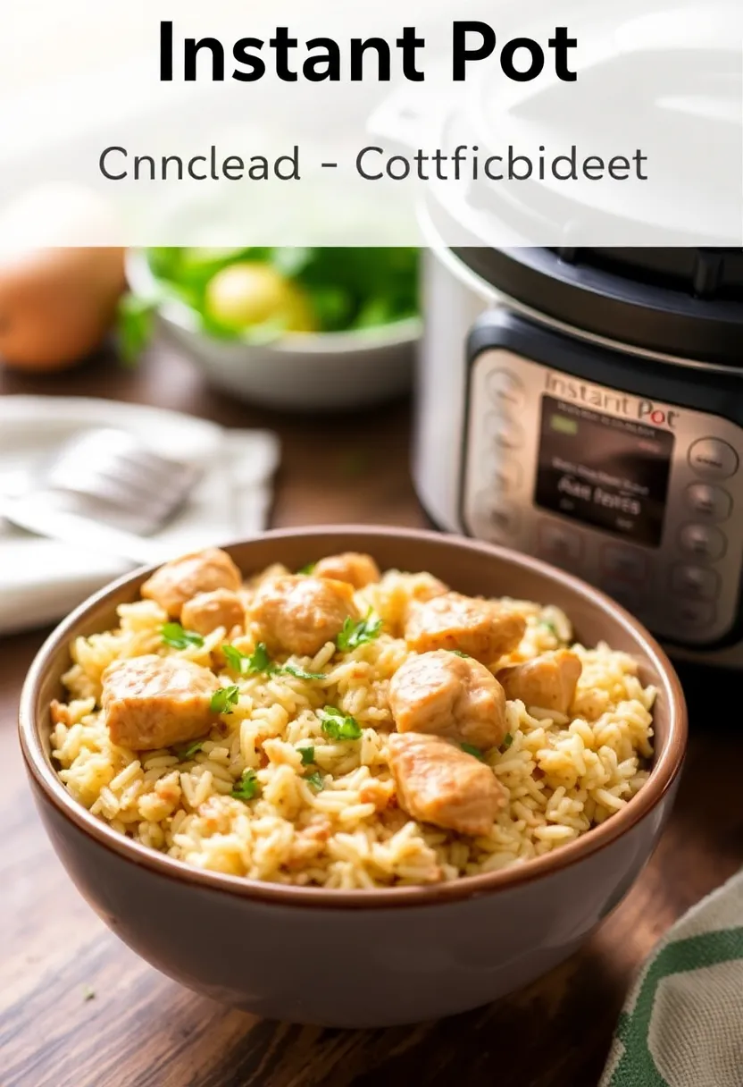 27 Easy Dinner Ideas for Family and Quick Weeknight Meals for Kids - 12. Instant Pot Chicken and Rice