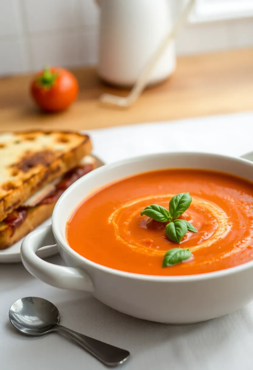 27 Easy Dinner Ideas for Family and Quick Weeknight Meals for Kids - 17. Creamy Tomato Basil Soup