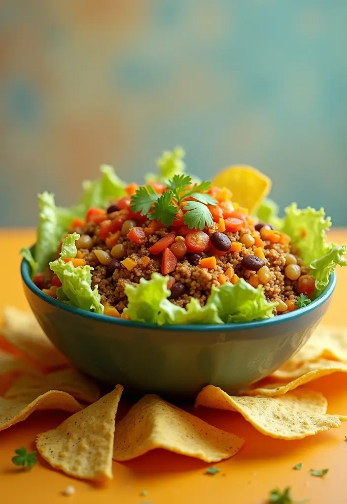 27 Easy Family Dinner Meal Ideas for Any Night - 15. Easy Taco Salad