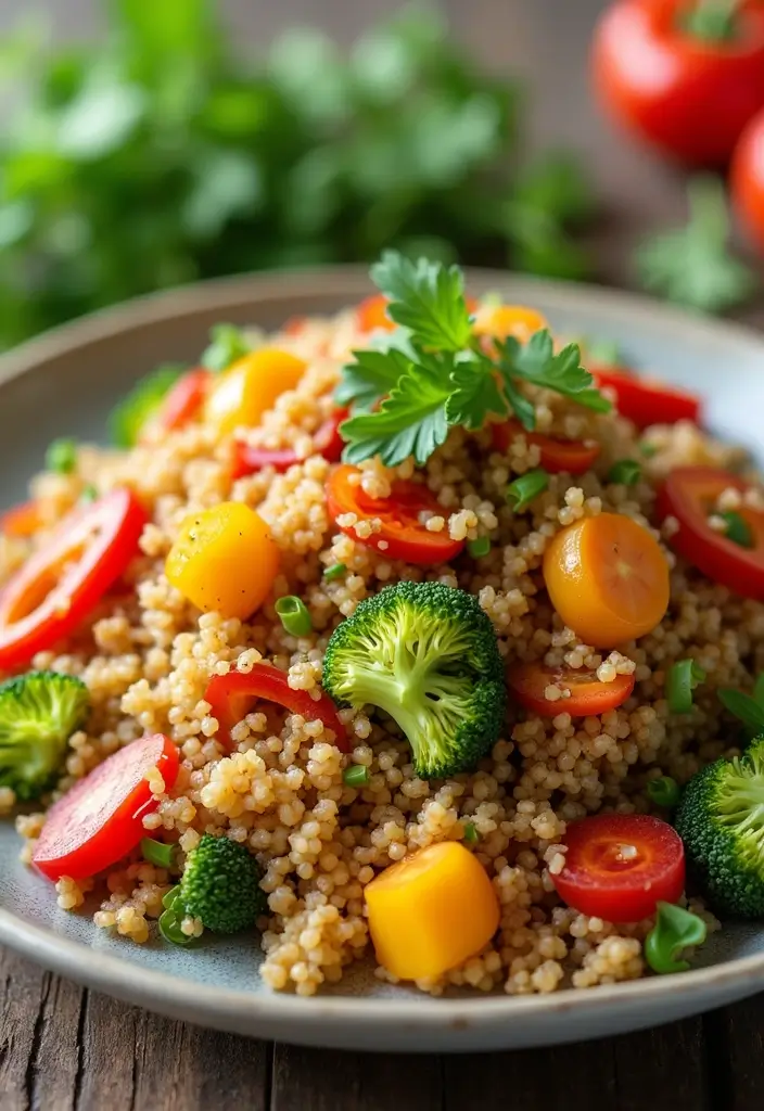 27 Easy Family Dinner Meal Ideas for Any Night - 2. Veggie-Packed Quinoa Stir-Fry