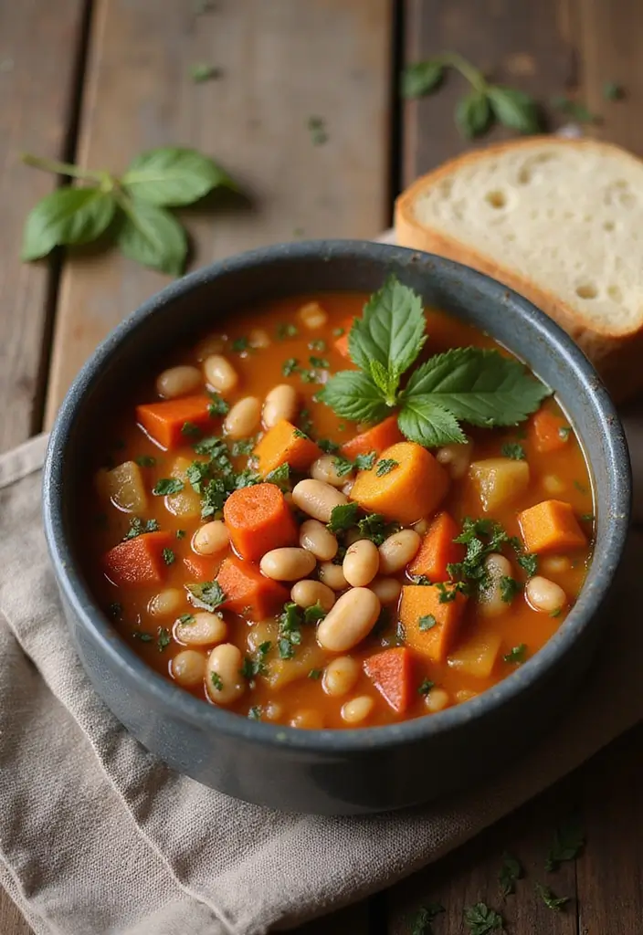 27 Easy Family Dinner Meal Ideas for Any Night - 27. Vegetable and Bean Soup