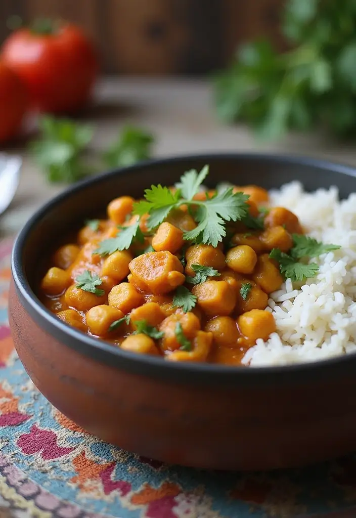 27 Easy Family Dinner Meal Ideas for Any Night - 5. Simple Chickpea Curry