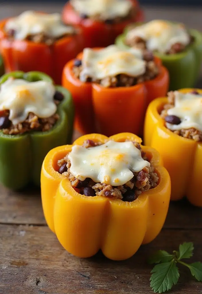 27 Family Friendly Gluten Free Meals for Dinner - 1. Quinoa and Black Bean Stuffed Peppers