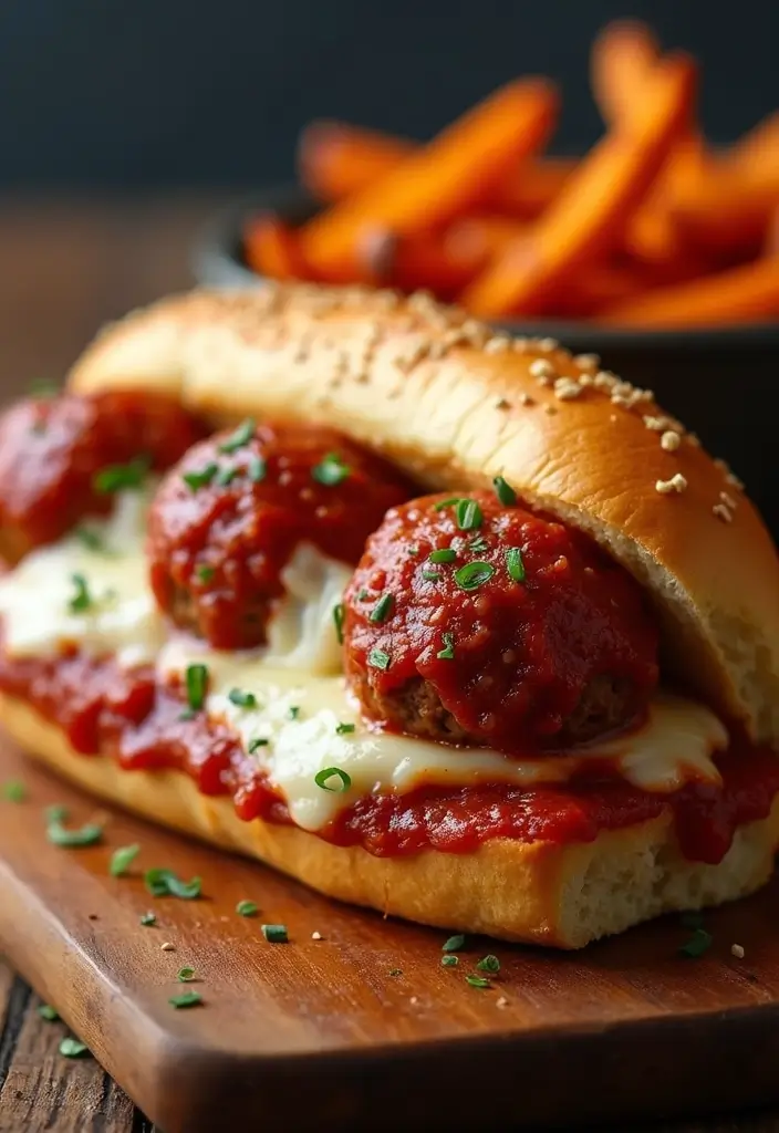 27 Family Friendly Gluten Free Meals for Dinner - 21. Meatball Sub with Marinara Sauce