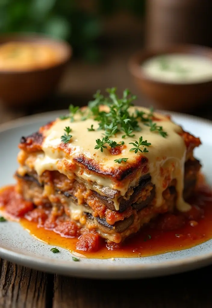 27 Family Meal Ideas for Ramadan That Bring People Together - 14. Eggplant Moussaka: Comfort Food