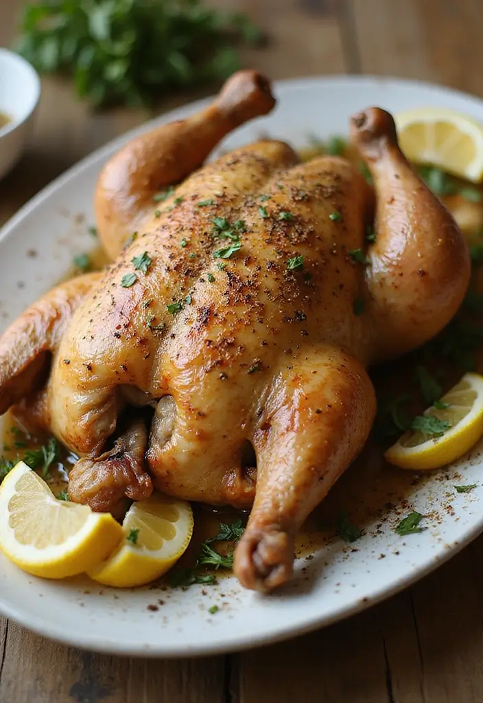 27 Family Meal Ideas for Ramadan That Bring People Together - 20. Zaatar Roasted Chicken: Spicy & Savory