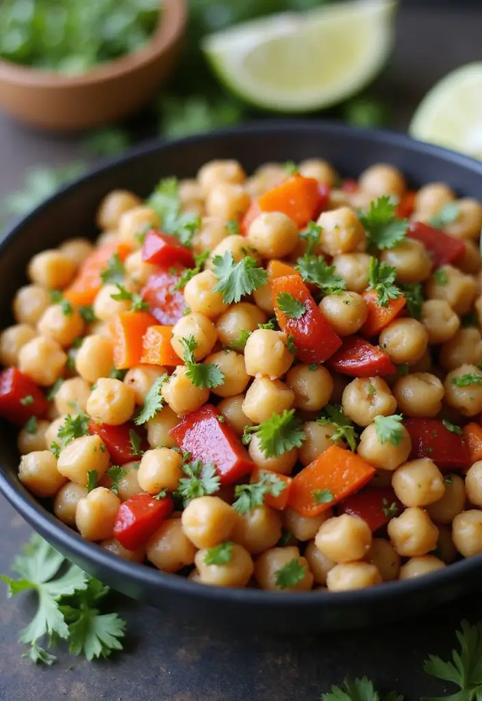 27 Family Meal Ideas for Ramadan That Bring People Together - 24. Chickpea Salad: Nutritious & Filling