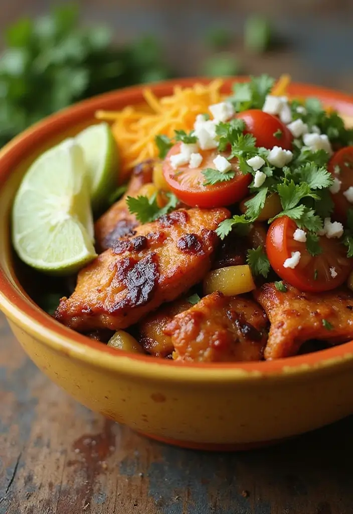 27 Gluten Free Family Meal Recipes Everyone Will Enjoy - 13. Chicken Fajita Bowl