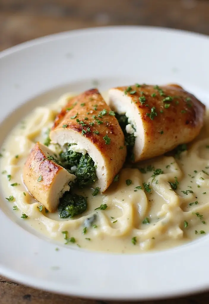 27 Gluten Free Family Meal Recipes Everyone Will Enjoy - 24. Spinach and Feta Stuffed Chicken