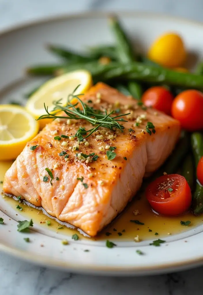 27 Gluten Free Family Meal Recipes Everyone Will Enjoy - 5. Baked Lemon Garlic Salmon