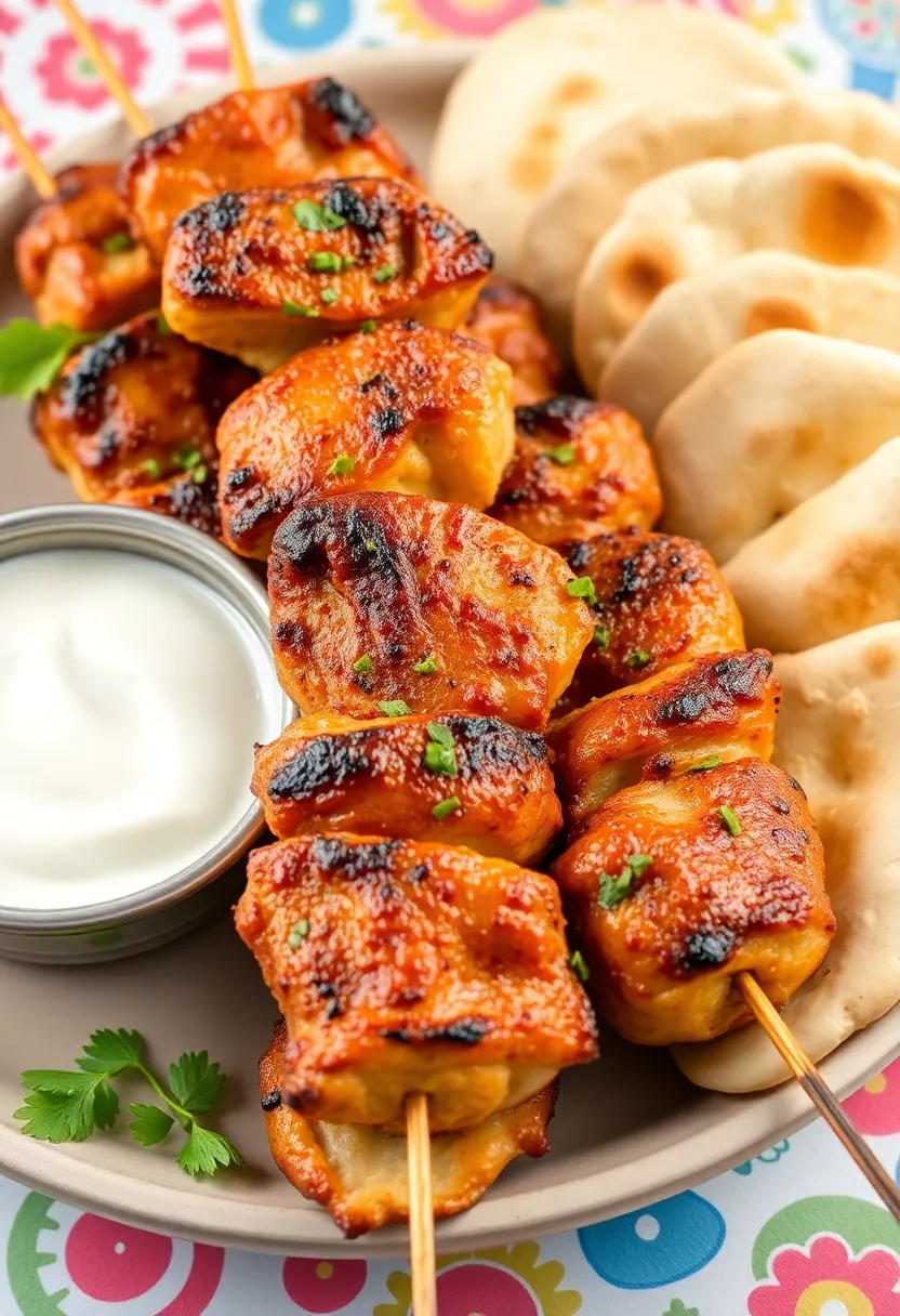 27 Healthy Air Fryer Meal Ideas for the Whole Family - 10. Air Fryer Greek Chicken Skewers