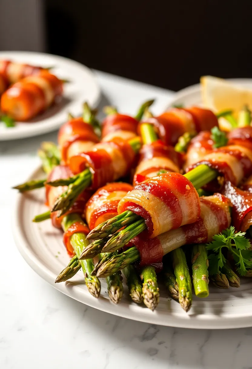 27 Healthy Air Fryer Meal Ideas for the Whole Family - 18. Air Fryer Bacon-Wrapped Asparagus