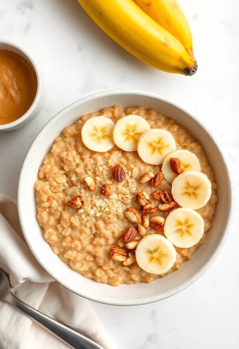 27 Healthy Air Fryer Meal Ideas for the Whole Family - 20. Air Fryer Peanut Butter Banana Oatmeal
