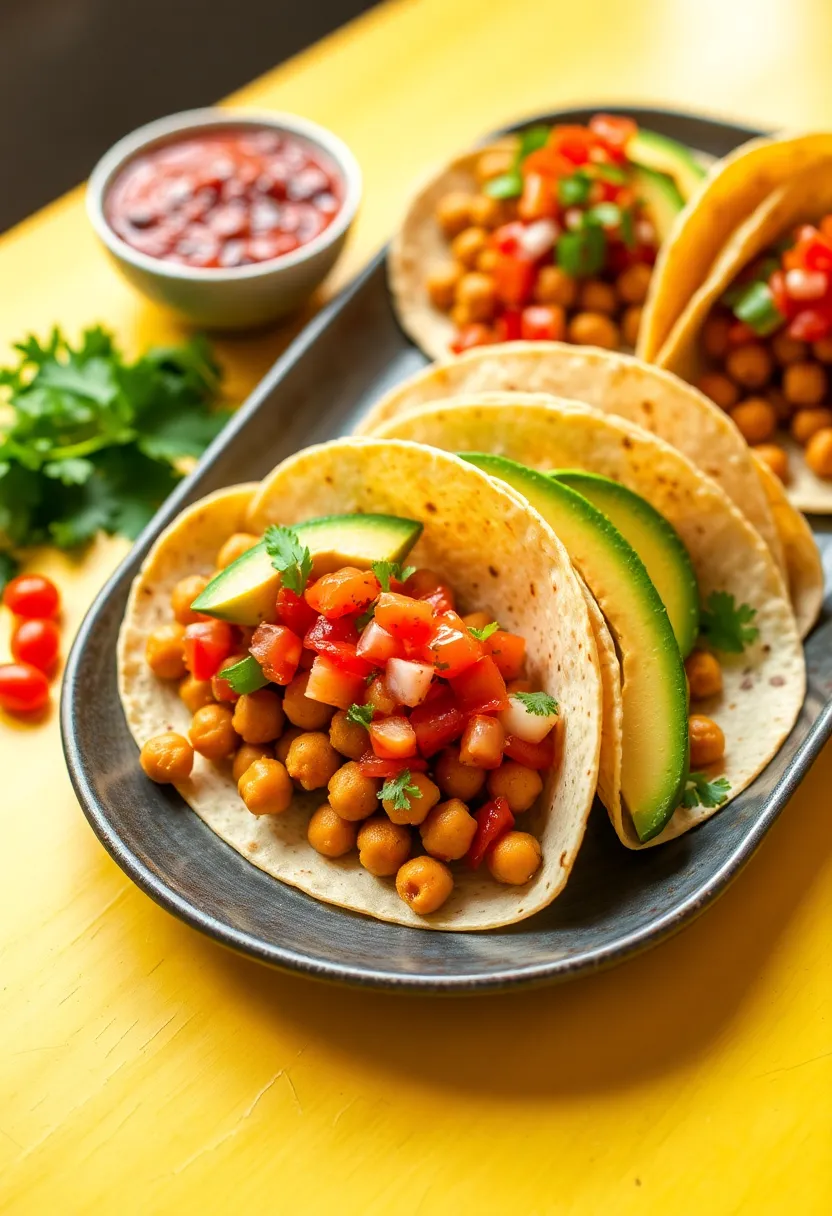 27 Healthy Air Fryer Meal Ideas for the Whole Family - 21. Air Fryer Chickpea Tacos