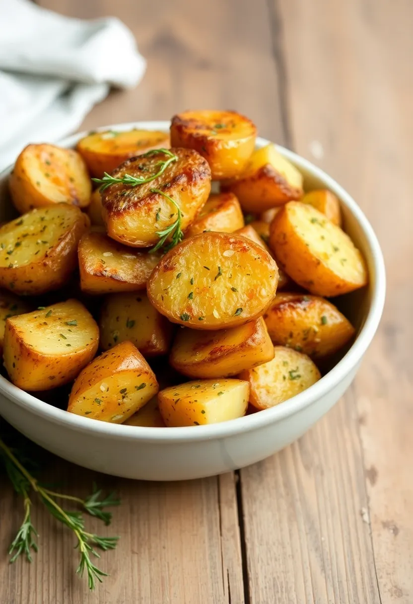 27 Healthy Air Fryer Meal Ideas for the Whole Family - 27. Air Fryer Herb Roasted Potatoes