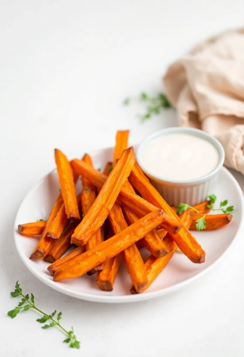 27 Healthy Air Fryer Meal Ideas for the Whole Family - 5. Air Fryer Sweet Potato Fries