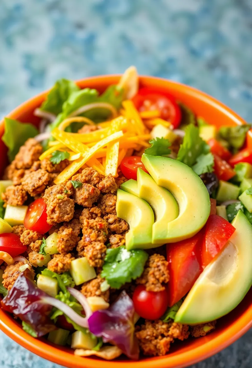27 Low Carb Meals for the Whole Family to Enjoy - 13. Taco Salad Bowls