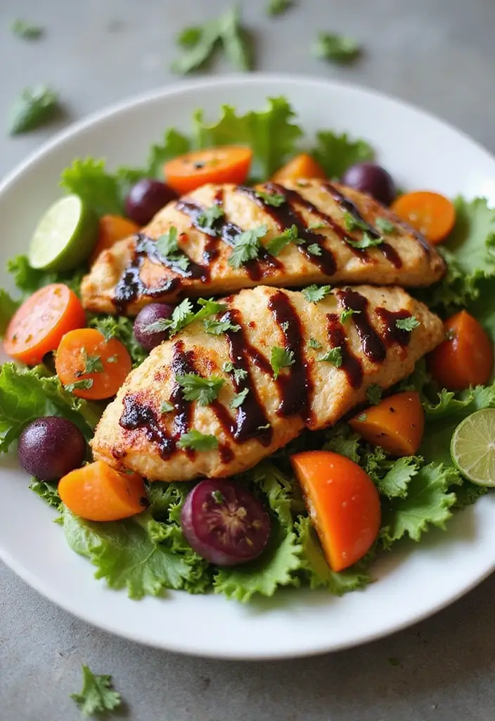 27 Whole30 Family Meal Recipes That Kids Will Actually Eat - 24. Grilled Chicken Salad