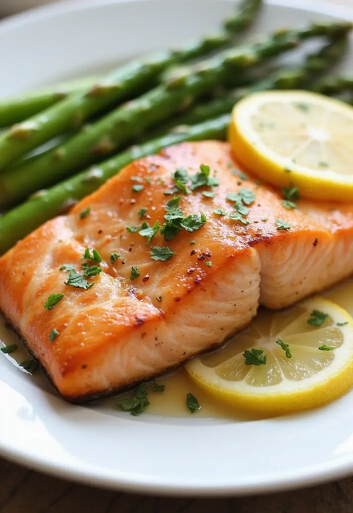 27 Whole30 Family Meal Recipes That Kids Will Actually Eat - 6. Baked Salmon with Asparagus
