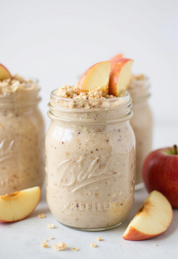 28 Cheap Healthy Meals for Family on a Tight Budget - 16. Apple Cinnamon Overnight Oats