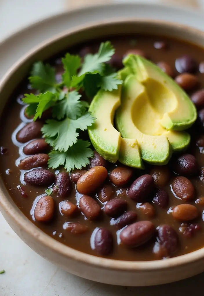28 Cheap Healthy Meals for Family on a Tight Budget - 26. Black Bean Soup
