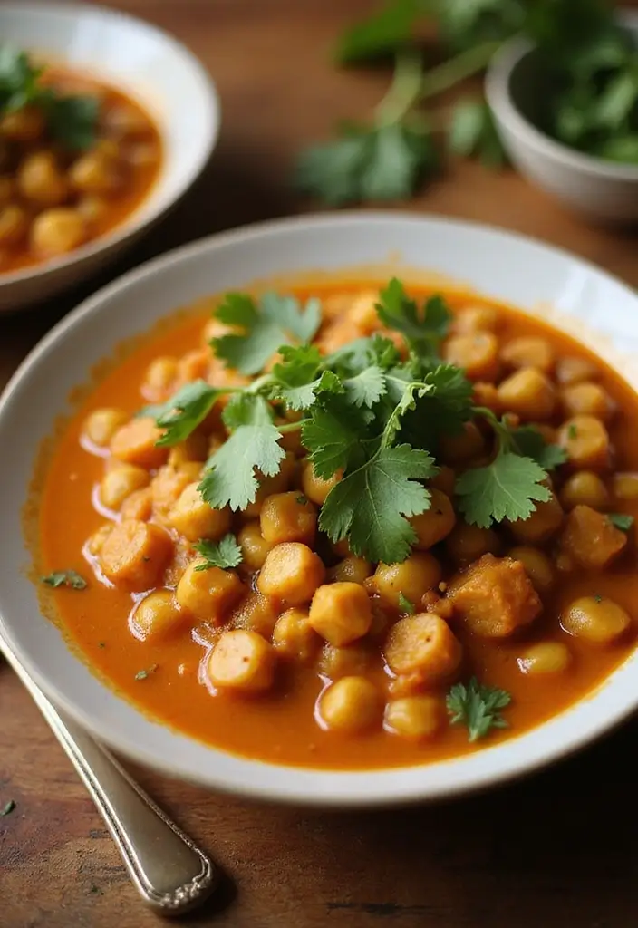 28 Cheap Healthy Meals for Family on a Tight Budget - 4. Chickpea Curry