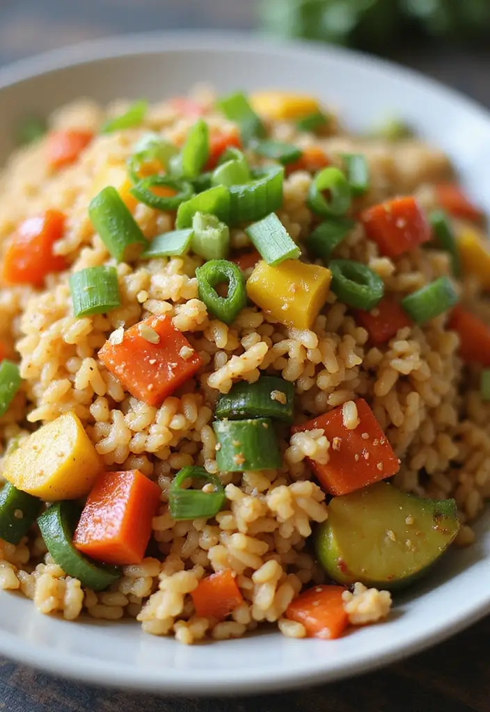 28 Cheap Healthy Meals for Family on a Tight Budget - 8. Vegetable Fried Rice