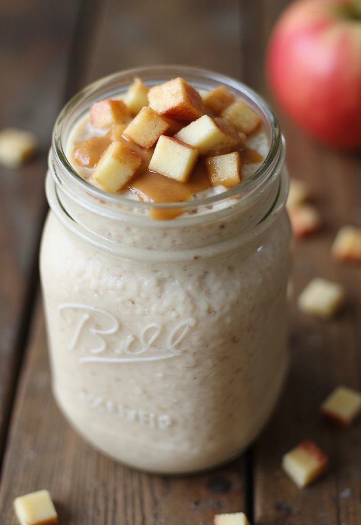 28 Family Friendly 21 Day Fix Meal Recipes That Work - 12. Apple and Almond Butter Overnight Oats