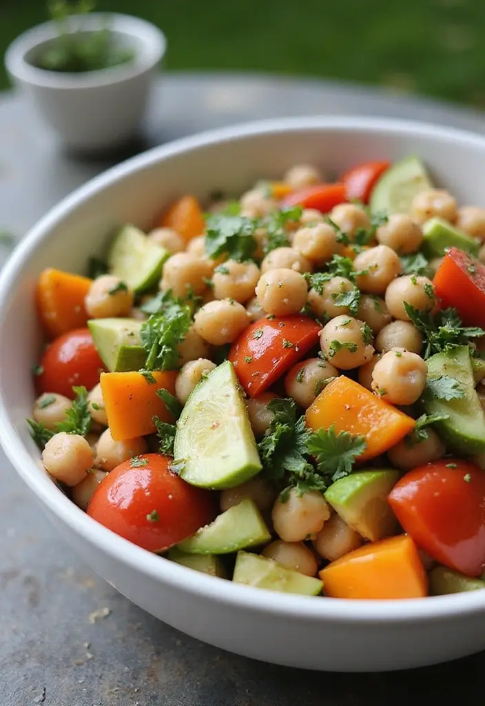 28 Family Friendly 21 Day Fix Meal Recipes That Work - 13. Mediterranean Chickpea Salad