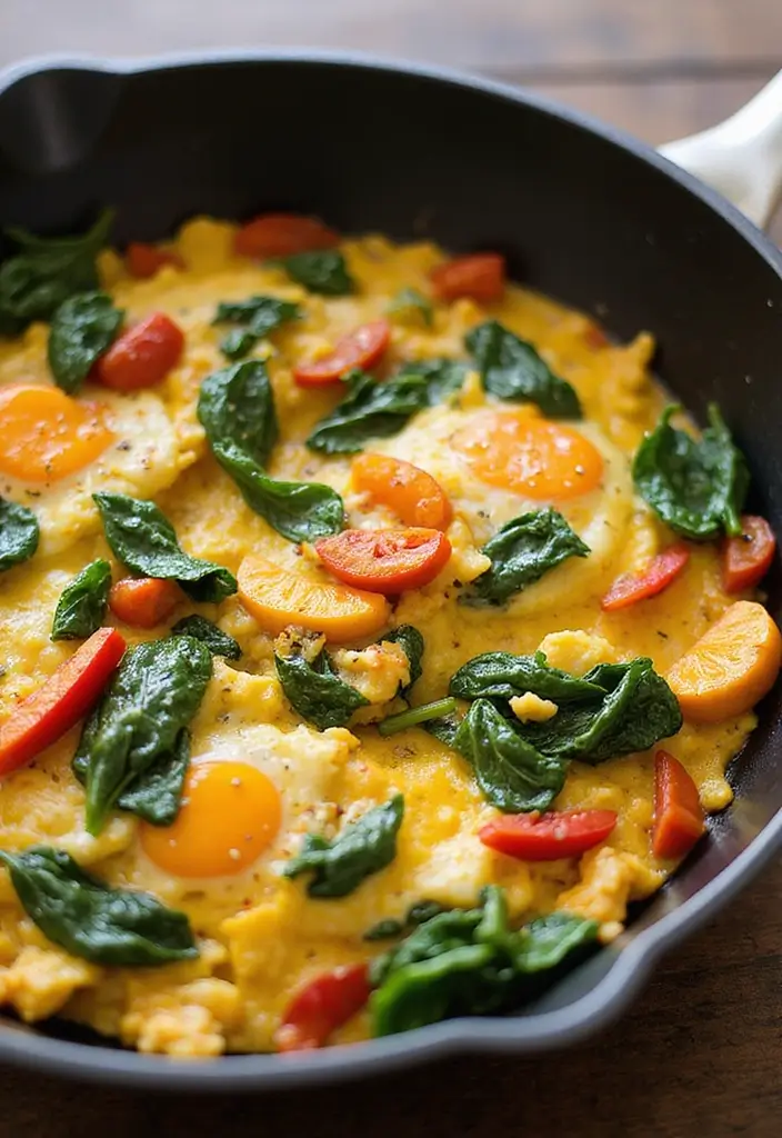 28 Family Friendly 21 Day Fix Meal Recipes That Work - 18. Veggie Egg Scramble