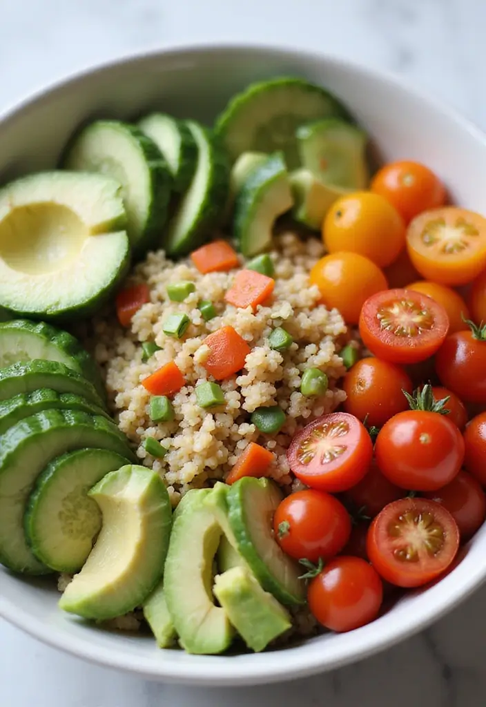 28 Family Friendly 21 Day Fix Meal Recipes That Work - 5. Veggie-Packed Quinoa Bowl