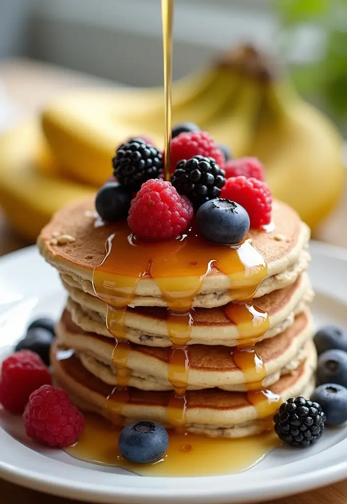 28 Family Friendly Dairy Free Meal Recipes for All Ages - 10. Banana Oatmeal Pancakes