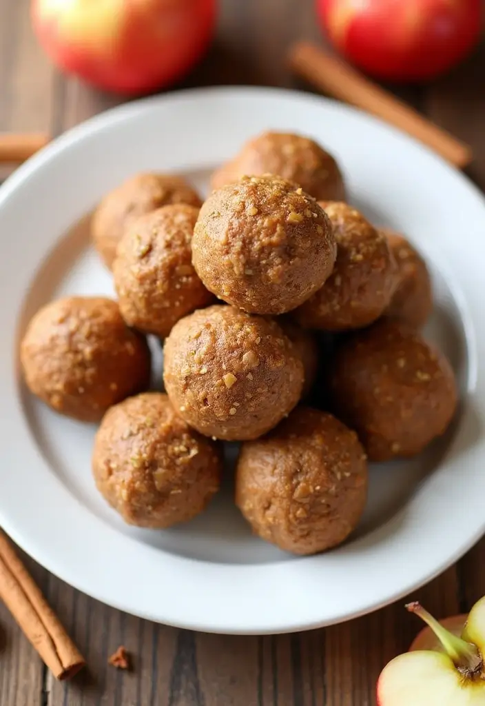 28 Family Friendly Dairy Free Meal Recipes for All Ages - 17. Apple Cinnamon Energy Balls