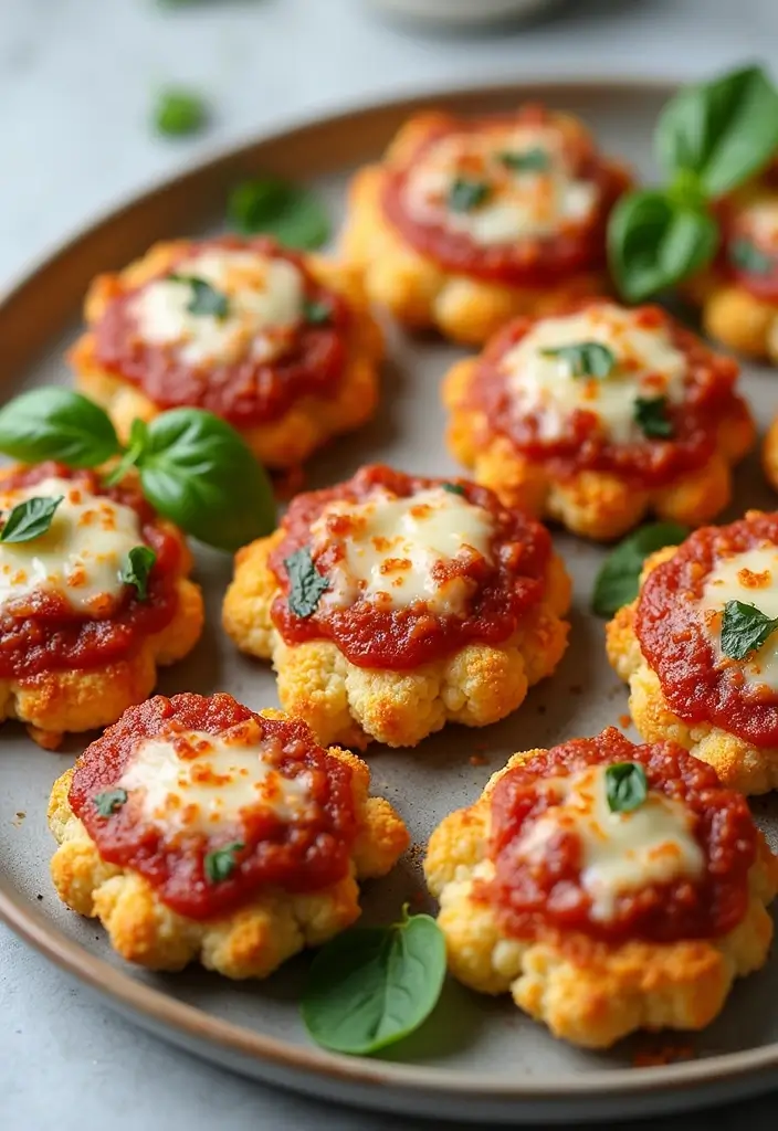 28 Family Friendly Dairy Free Meal Recipes for All Ages - 5. Cauliflower Pizza Bites