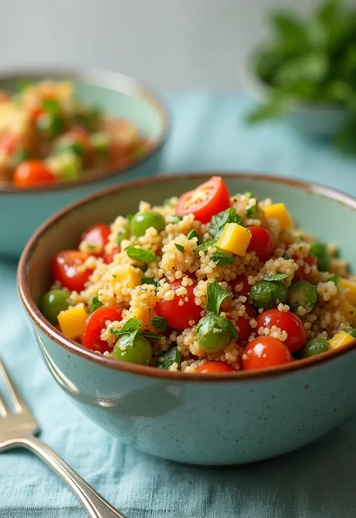 28 Family Friendly Dairy Free Meal Recipes for All Ages - 7. Rainbow Quinoa Salad