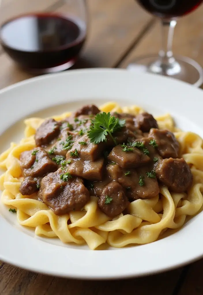 28 Instant Pot Large Family Meals That Save Time - 14. Instant Pot Beef Stroganoff
