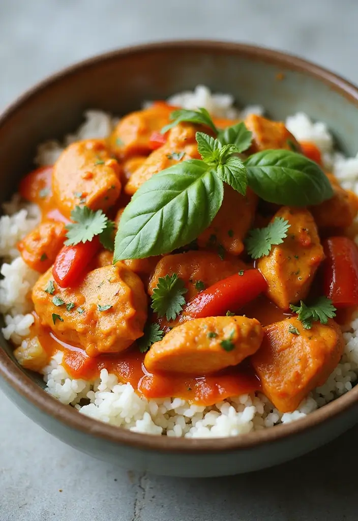 28 Instant Pot Large Family Meals That Save Time - 15. Instant Pot Thai Red Curry Chicken