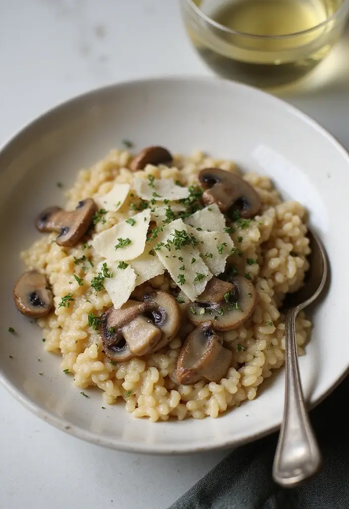 28 Instant Pot Large Family Meals That Save Time - 17. Instant Pot Mushroom Risotto