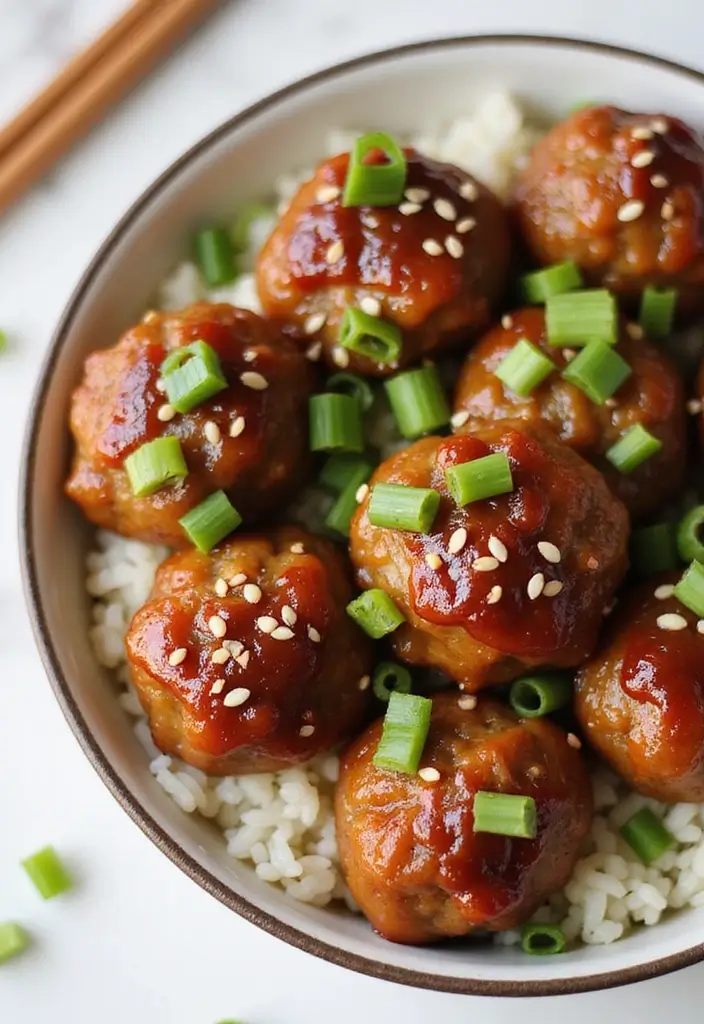 28 Instant Pot Large Family Meals That Save Time - 26. Instant Pot Teriyaki Meatballs