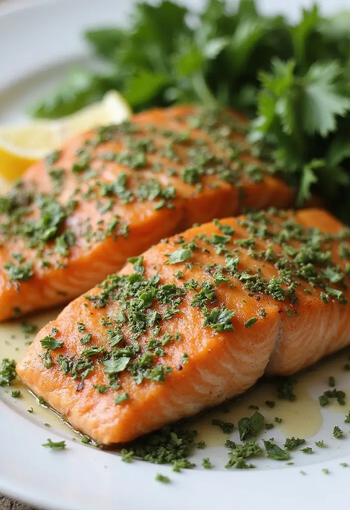 28 Keto Crock Pot Family Meal Recipes for Low Carb Eating - 13. Herb Crusted Salmon