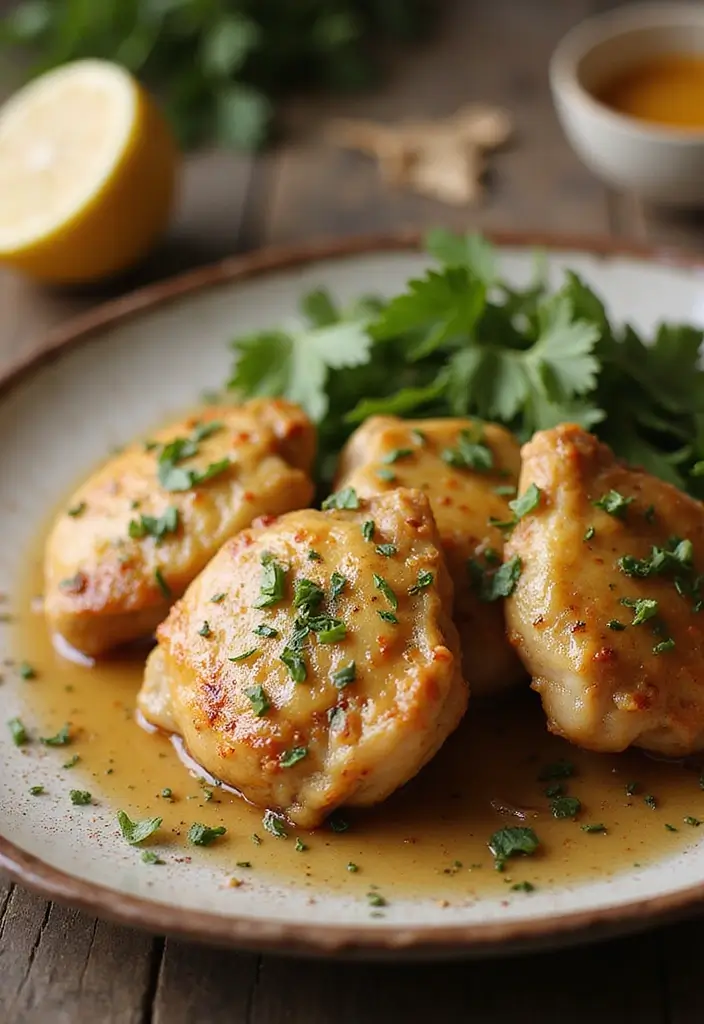 28 Keto Crock Pot Family Meal Recipes for Low Carb Eating - 6. Garlic Butter Chicken Thighs
