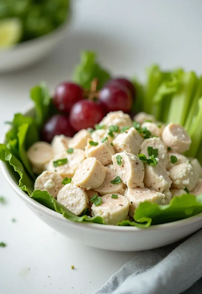 28 Low Calorie Healthy Family Dinner Recipes to Try - 10. Greek Yogurt Chicken Salad
