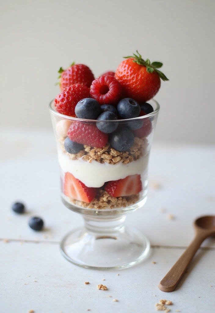 28 Low Calorie Healthy Family Dinner Recipes to Try - 26. Fruit and Yogurt Parfait